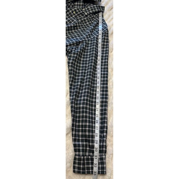Men's Ralph Lauren Brand Green Button-Down Casual Plaid Shirt 100% Cotton Size X - Picture 11 of 16